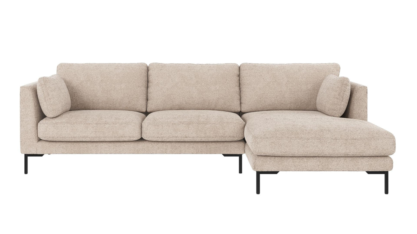 Corwin 3,5 seter sofa sjeselong høyre
