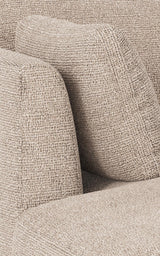 Corwin 3,5 seter sofa sjeselong venstre