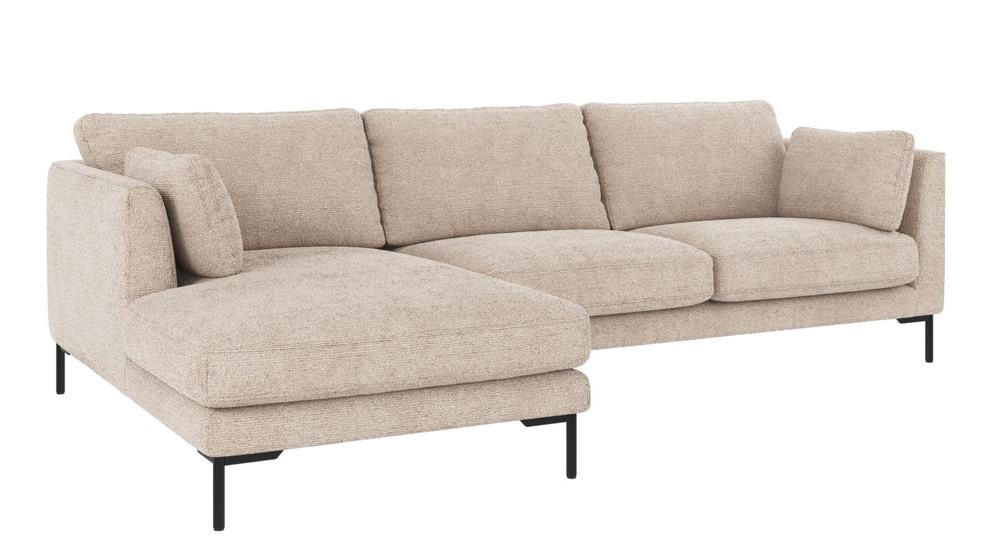 Corwin 3,5 seter sofa sjeselong venstre