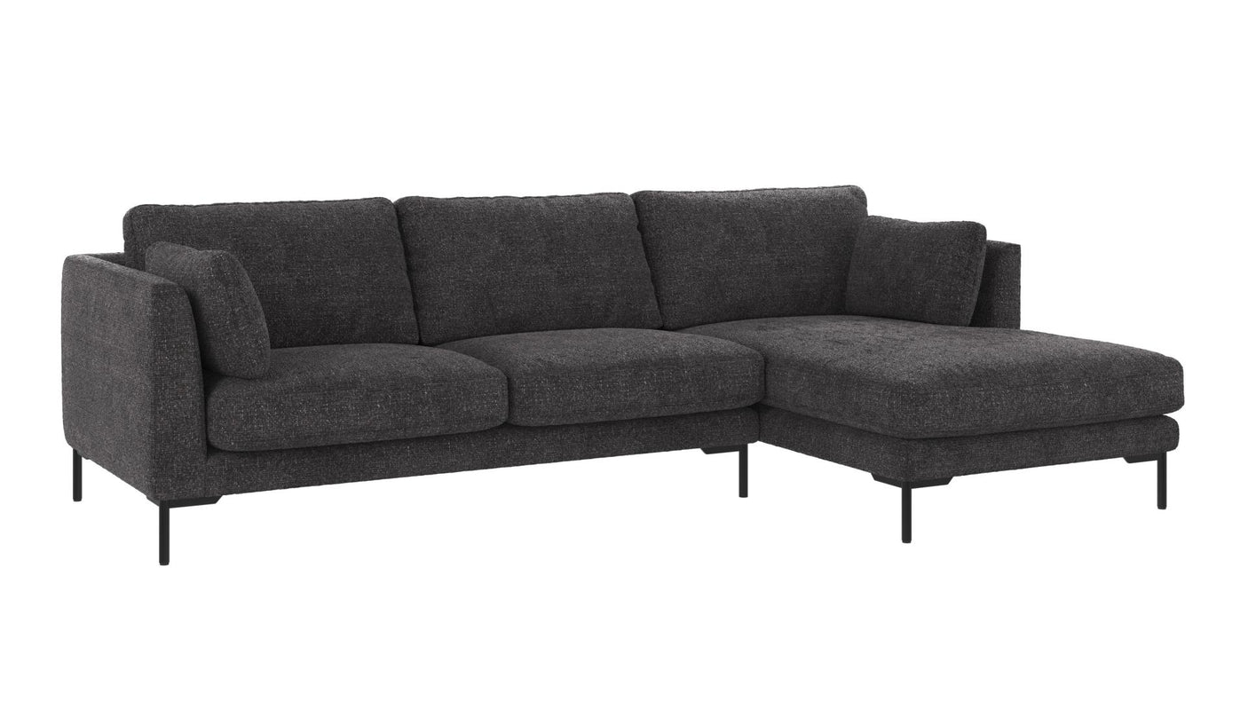 Corwin 3,5 seter sofa sjeselong høyre