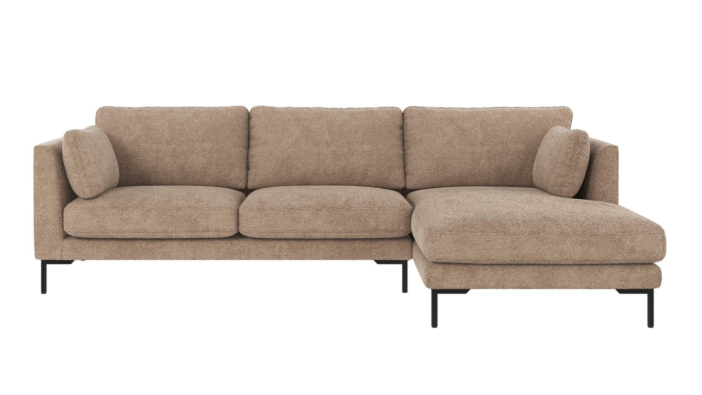 Corwin 3,5 seter sofa sjeselong høyre