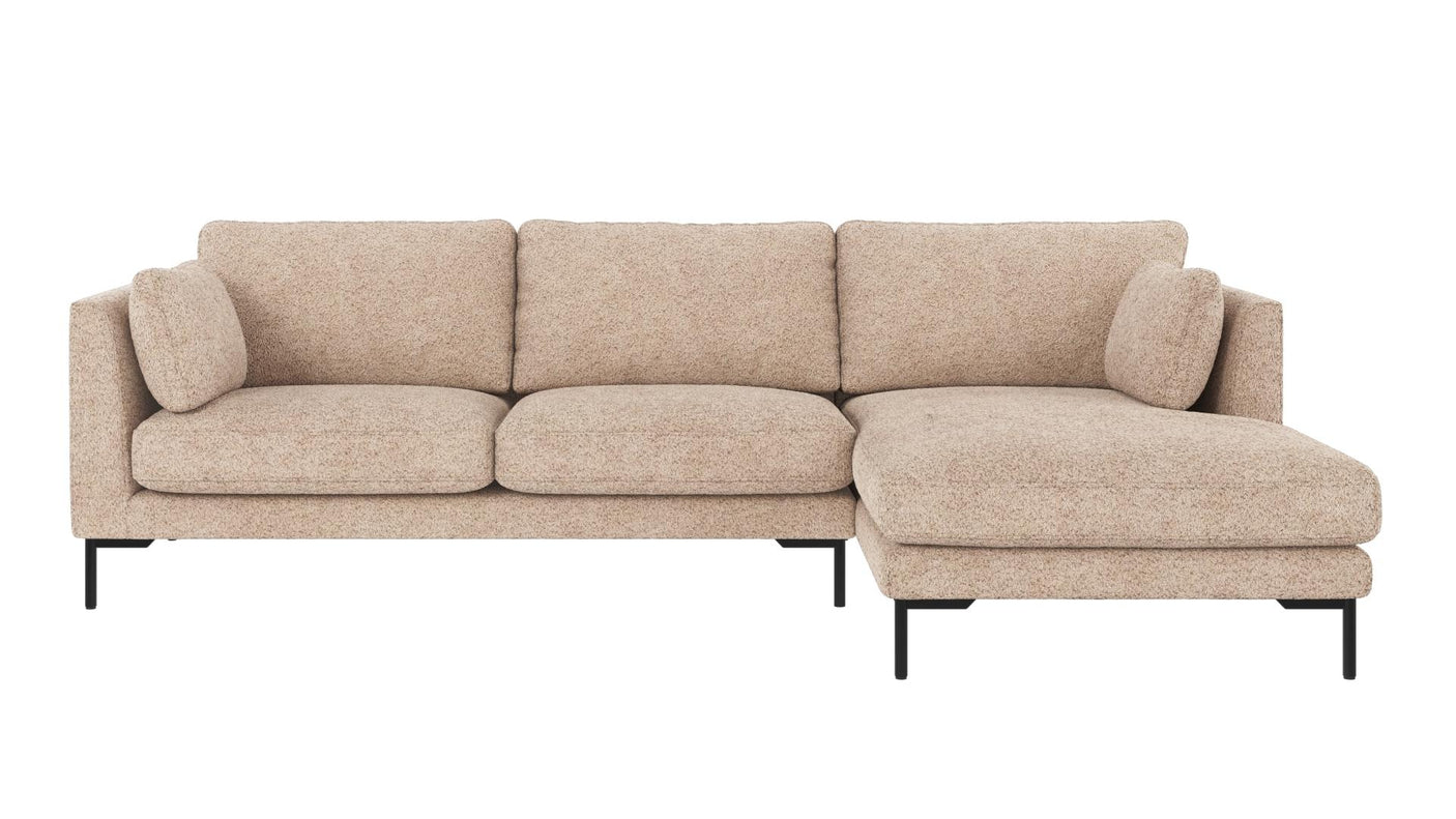 Corwin 3,5 seter sofa sjeselong høyre