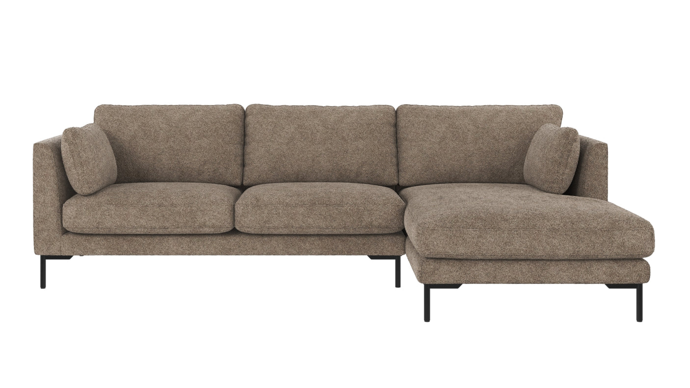 Corwin 3,5 seter sofa sjeselong høyre
