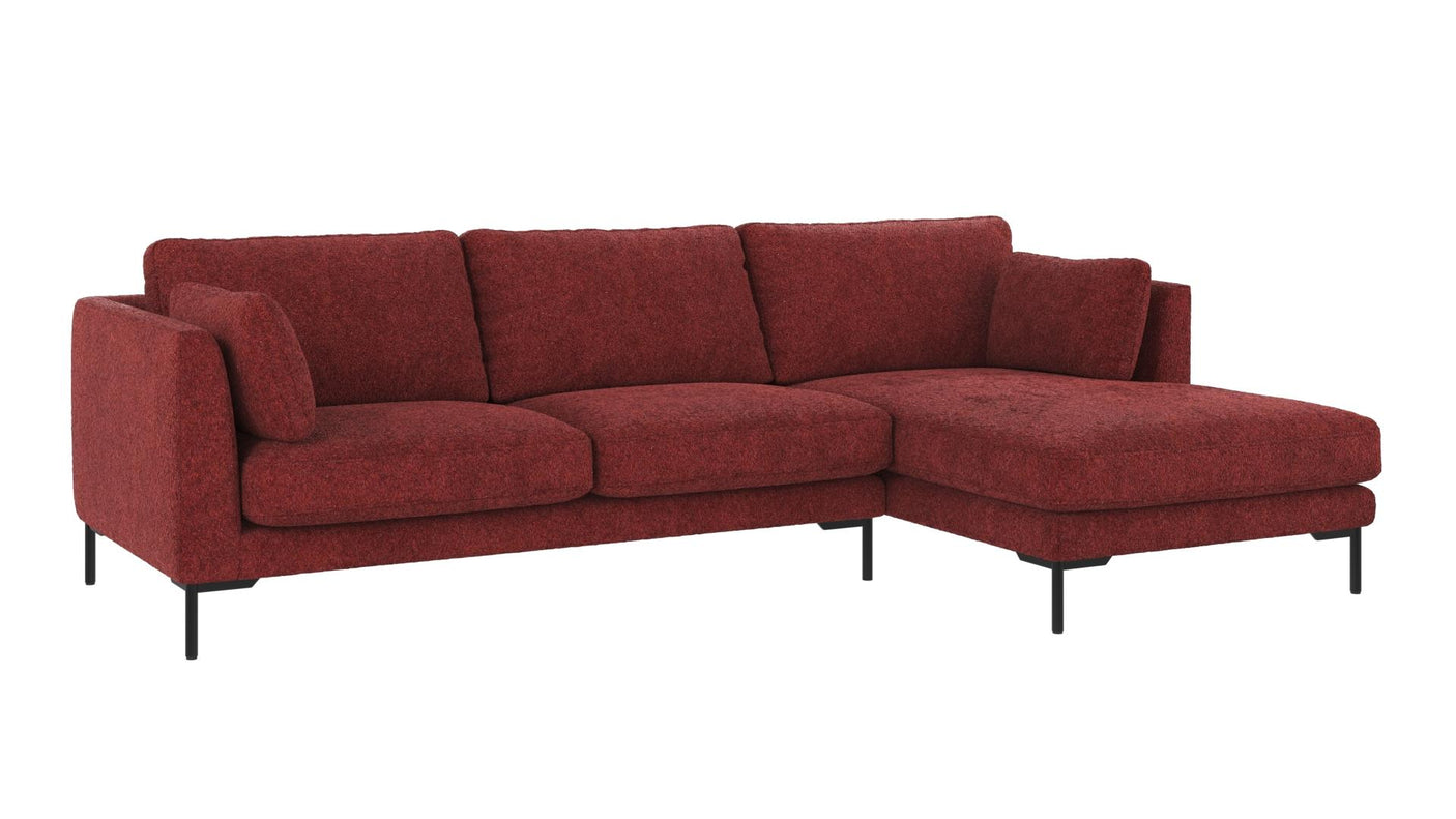 Corwin 3,5 seter sofa sjeselong høyre