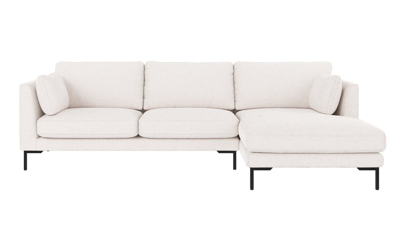 Corwin 3,5 seter sofa sjeselong høyre