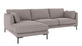 Corwin 3,5 seter sofa sjeselong venstre
