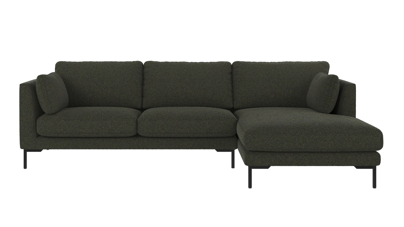 Corwin 3,5 seter sofa sjeselong høyre