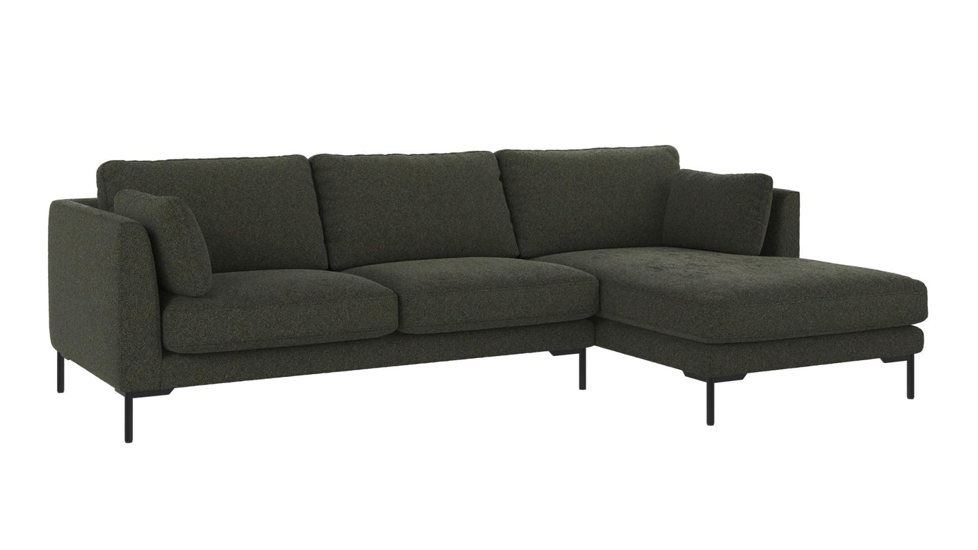 Corwin 3,5 seter sofa sjeselong høyre