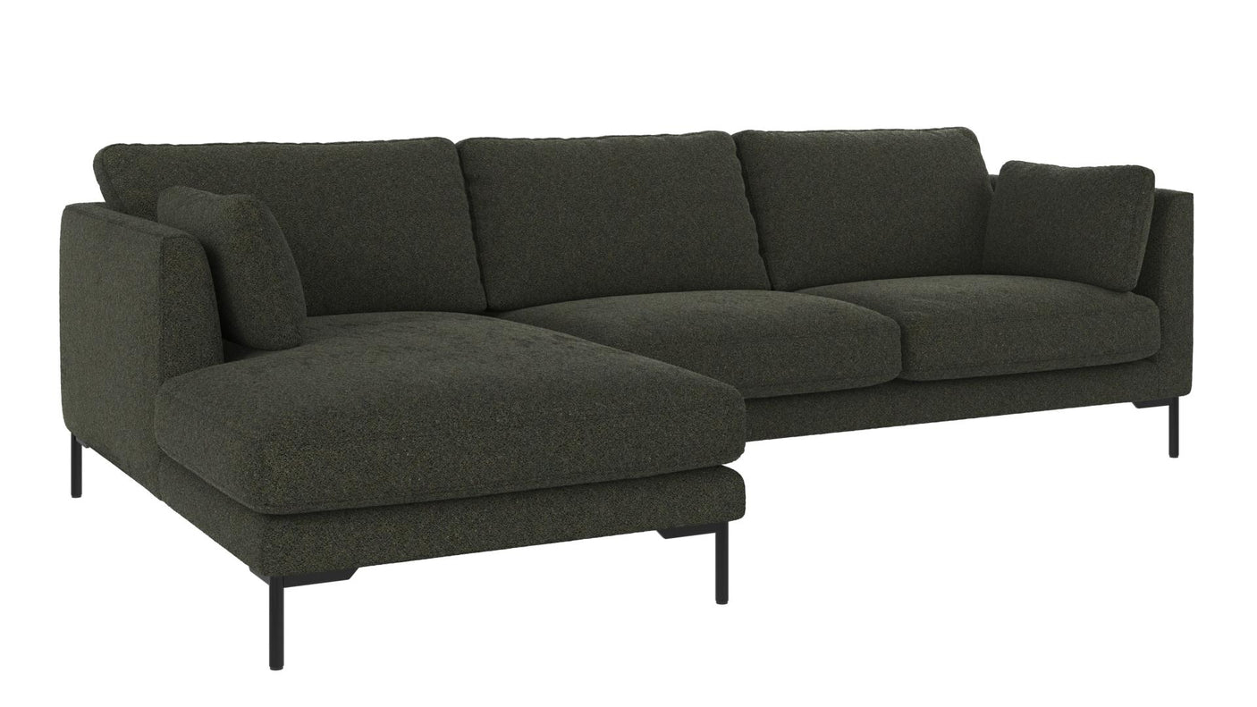 Corwin 3,5 seter sofa sjeselong venstre