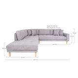 Lido sjeselongsofa venstre House Nordic Sofa