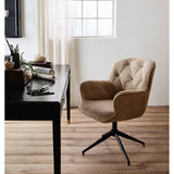 LEA kontorstol - beige Nordal CHAIRS+ARM