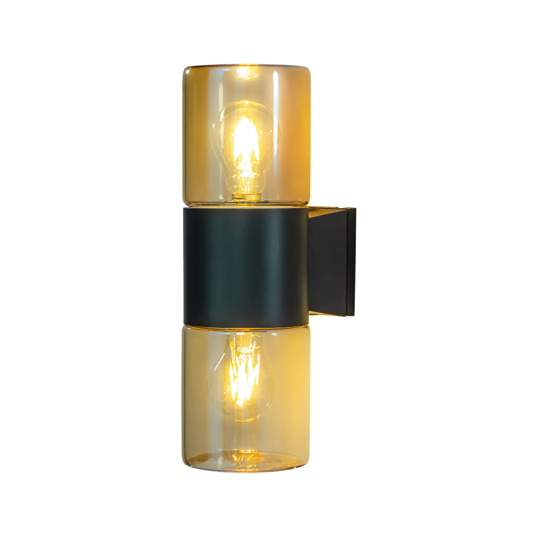 LYSEKIL vegglampe 2-lys ute