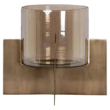 Hurricane light Resa gull liten Richmond Interiors Lanterne og lysglass