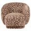 Lounge chair Negreslo brun labyrint Richmond Interiors Lenestol