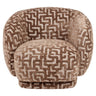 Lounge chair Negreslo brun labyrint Richmond Interiors Lenestol