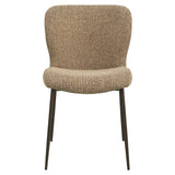 Spise stol Odarby brun tweed flammehemmende Sett med 2 Richmond Interiors Spisestol