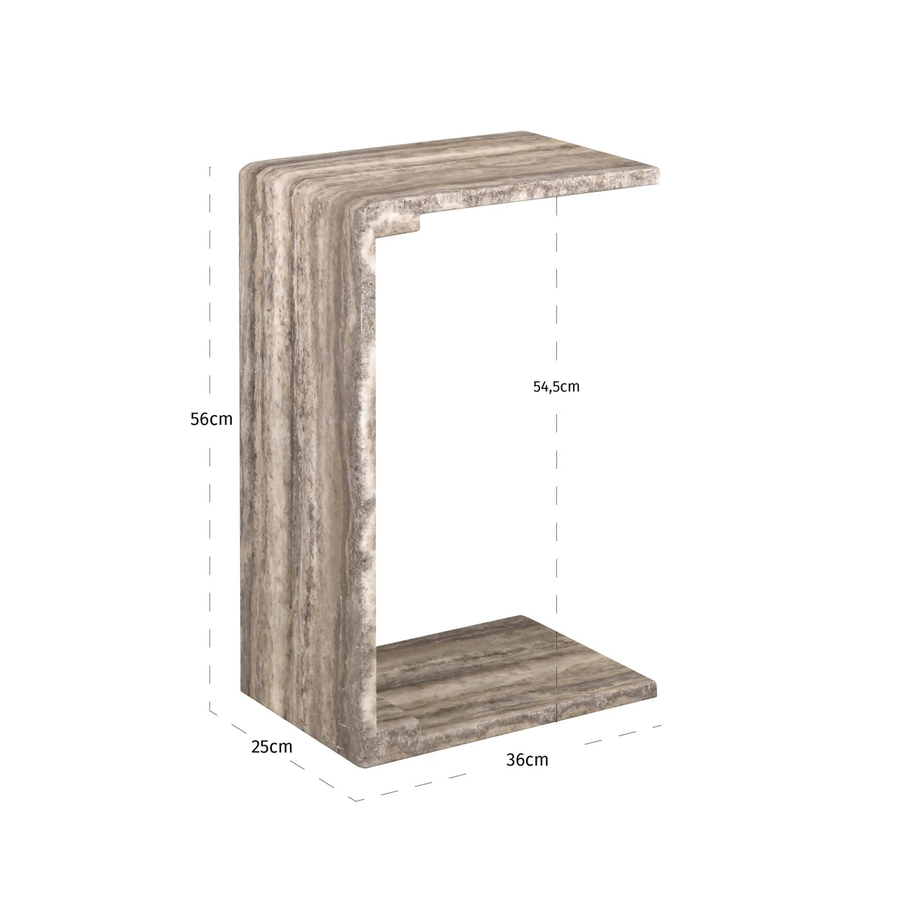 Sofa table Dulce grey Richmond Interiors Sofabord