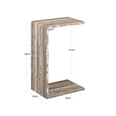 Sofa table Dulce grey Richmond Interiors Sofabord