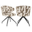 Spisestol Milly moss graffic swivel Richmond Interiors Spisestol