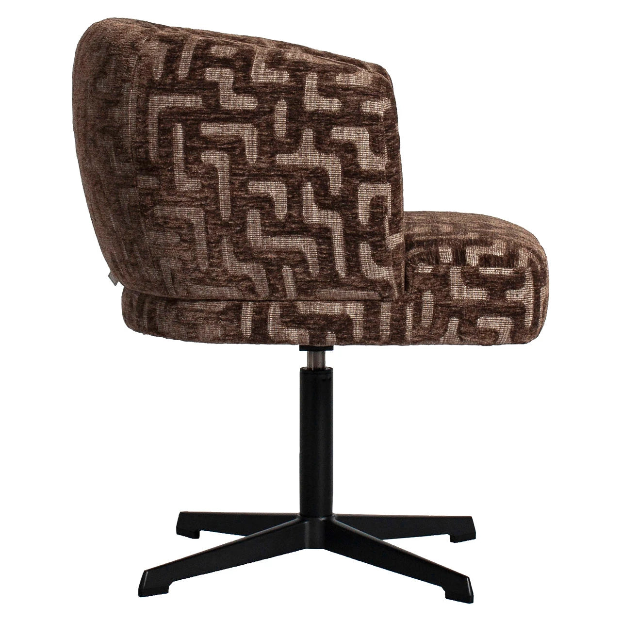 Spisestol Dinan brun labyrinth brannhemmende - svingbar Richmond Interiors Spisestol