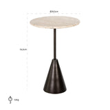 Endebord Avalon bronse Richmond Interiors Sidebord