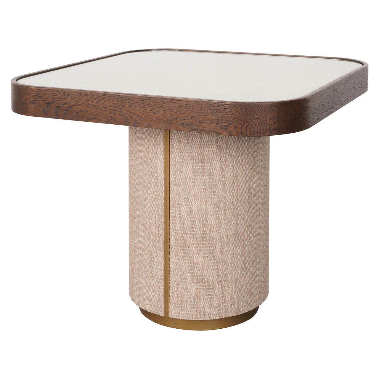 Endebord Willox beige inkludert glass Richmond Interiors Sidebord