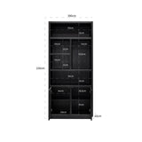 Utstillingsskap Oakura svart Richmond Interiors Vitrineskap