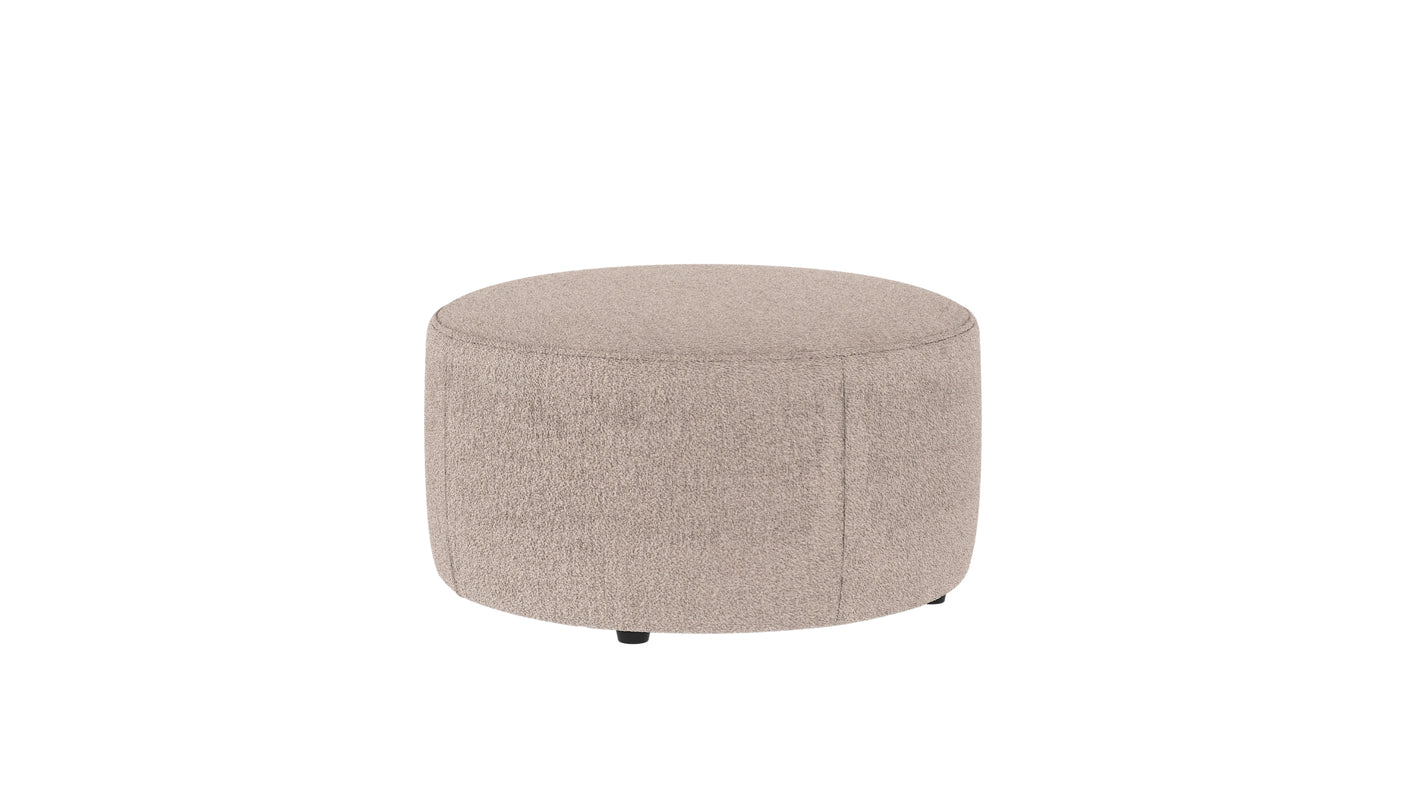 Joplin pouffe Ø70 light beige fabric Alice #01 c4 Rowico Pall