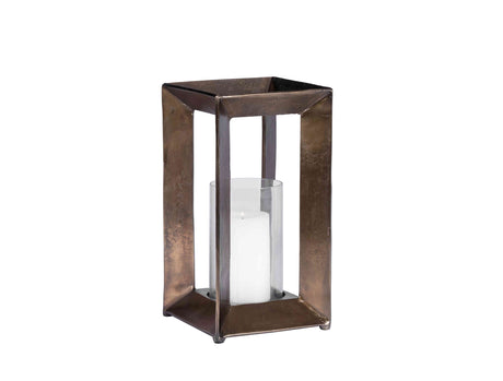 Lanterne Bronze B21,5 D21,5 H41cm Homefactory 