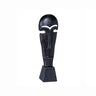 Deco face on base dark bronze 15cmx10cmx47cm Homefactory 