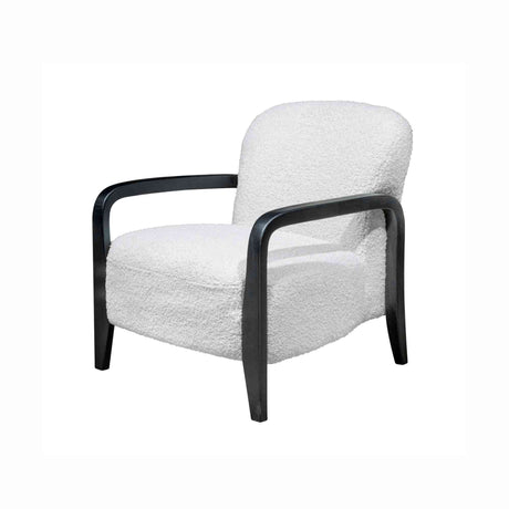 Stol Manhattan Sheep Ivory / sort tre B66 D81 H74 SH40cm Homefactory 