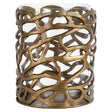 Hurricane light Mase messing antikk Richmond Interiors Lanterne og lysglass