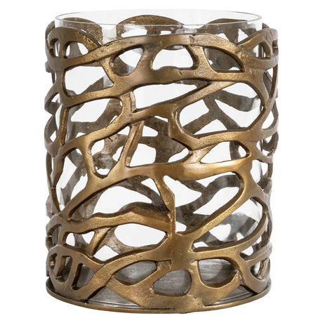 Hurricane light Mase messing antikk Richmond Interiors Lanterne og lysglass