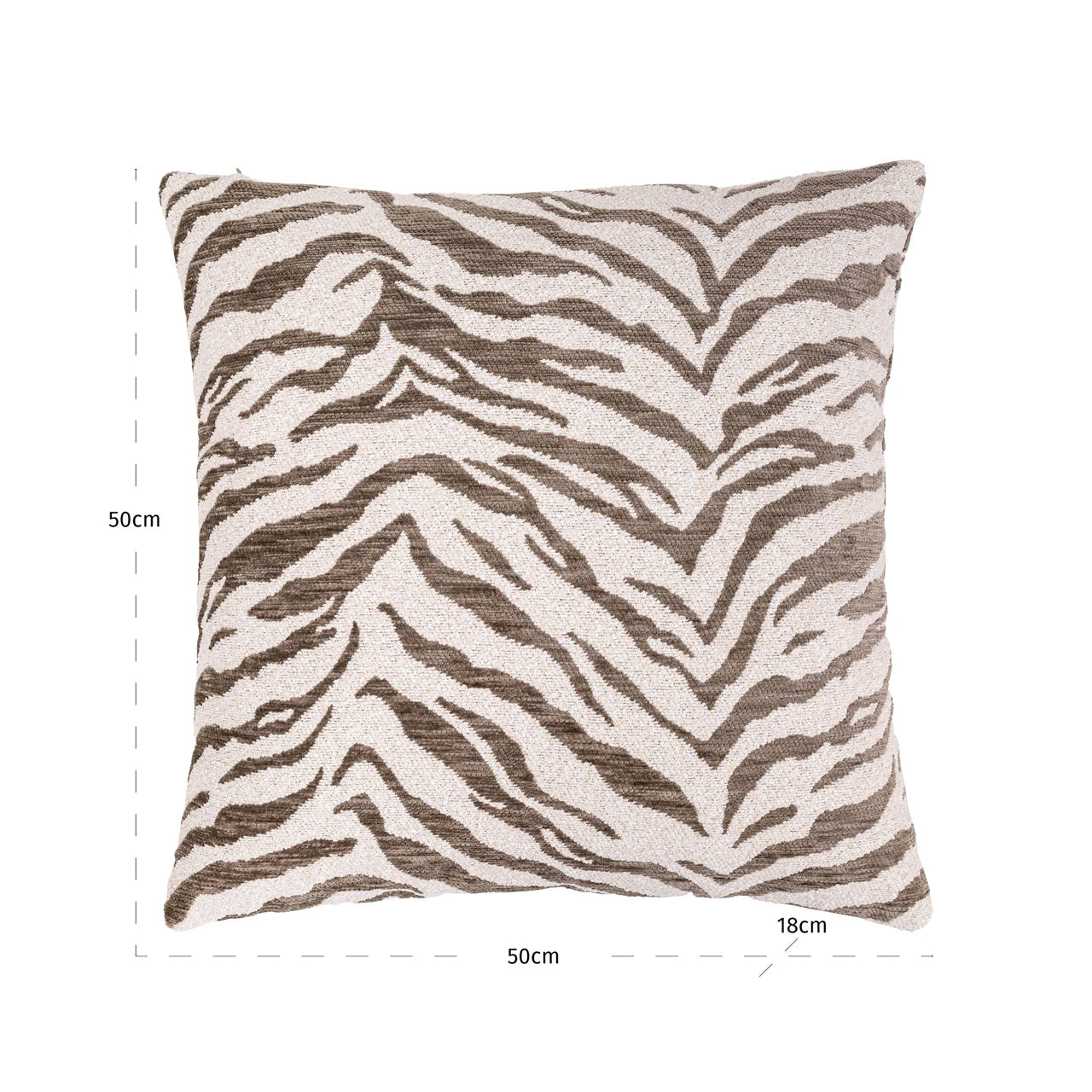 Pute Tara taupe tiger Richmond Interiors Pute