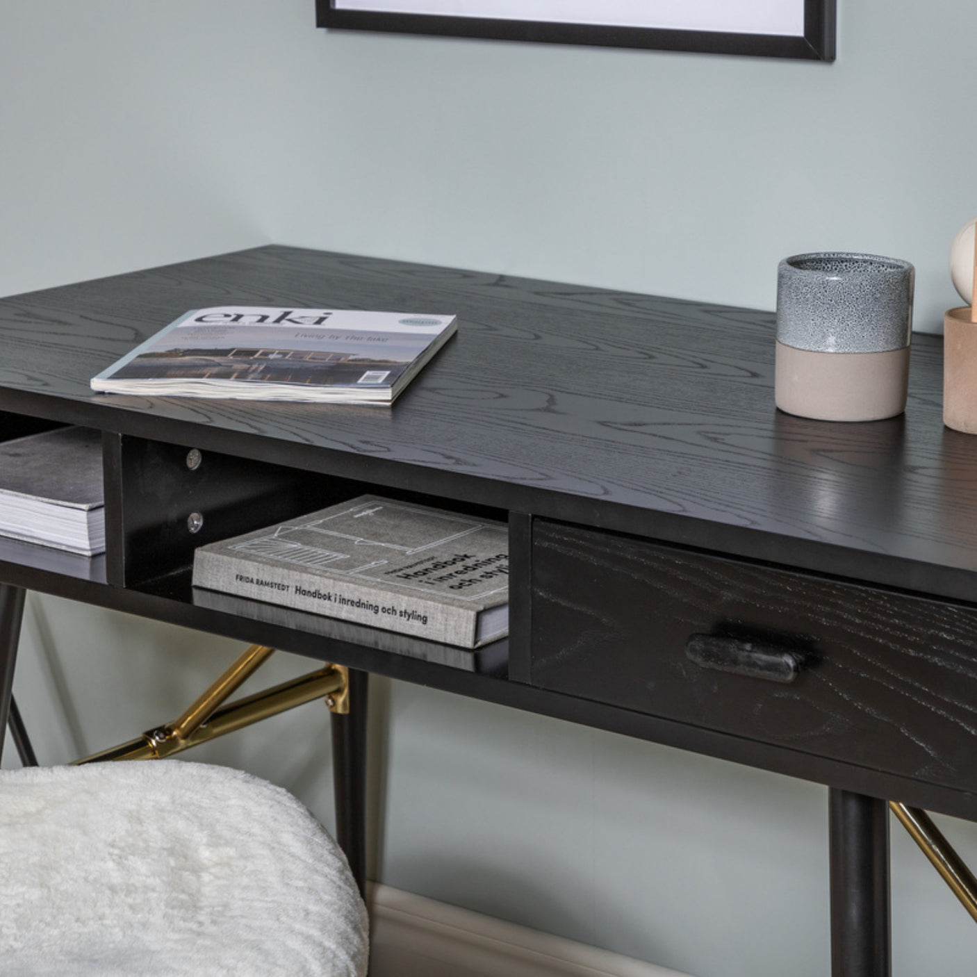 Gold Table Venture Design Skrivebord