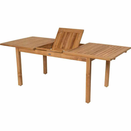 Skagen uttrekksbord/utebord teak L150 Hartman Spisebord