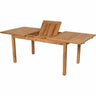 Skagen uttrekksbord/utebord teak L150 Hartman Spisebord