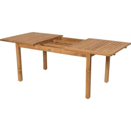 Skagen uttrekksbord/utebord teak L150 Hartman Spisebord