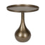 Sidebord Chelsea Ø51cm H53cm dark bronze metall Homefactory 