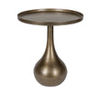 Sidebord Chelsea Ø51cm H53cm dark bronze metall Homefactory 