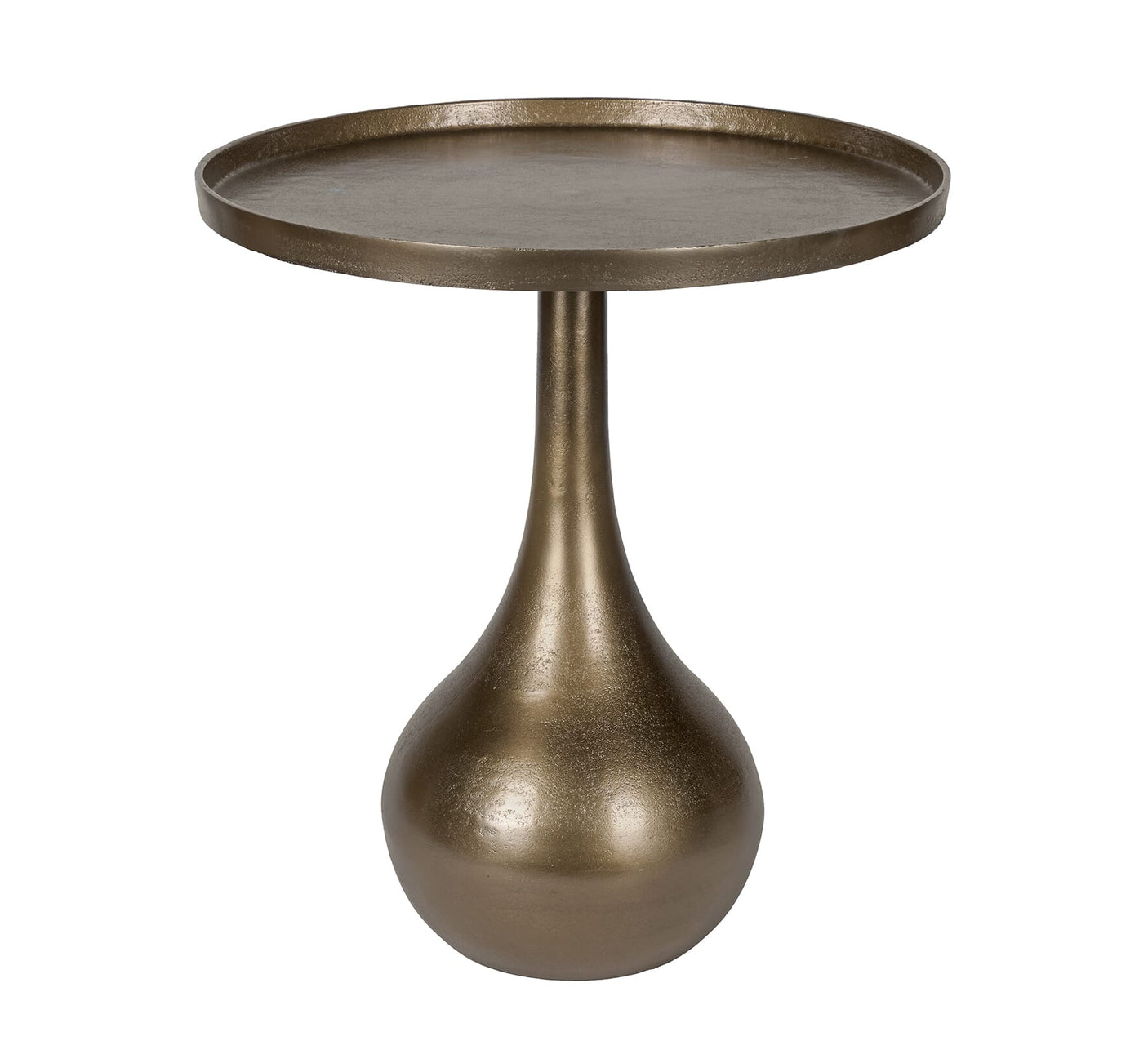 Sidebord Chelsea Ø51cm H53cm dark bronze metall Homefactory 