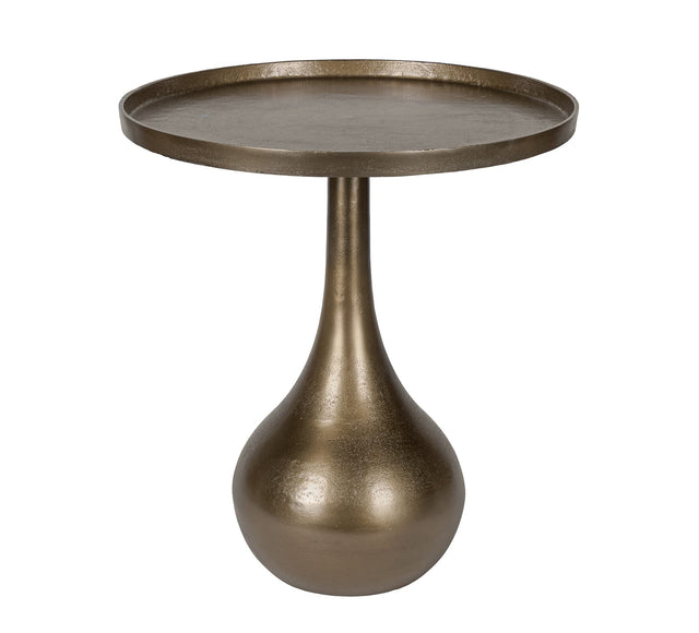 Sidebord Chelsea Ø51cm H53cm dark bronze metall Homefactory 