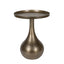 Sidebord Chelsea Ø39cm H48cm dark bronze metall Homefactory 