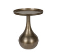 Sidebord Chelsea Ø39cm H48cm dark bronze metall Homefactory 