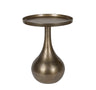 Sidebord Chelsea Ø39cm H48cm dark bronze metall Homefactory 