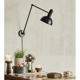 FREYA vegglampe - L65 cm - sort Nordal WALL LAMPS