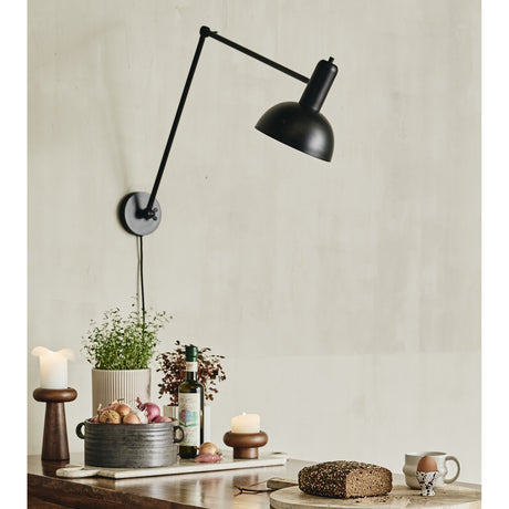 FREYA vegglampe - L65 cm - sort Nordal WALL LAMPS