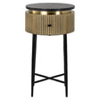 Endebord Ironville gull Richmond Interiors Sidebord