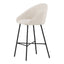 Velvet barstol hvit Outlet Venture Design Barstol