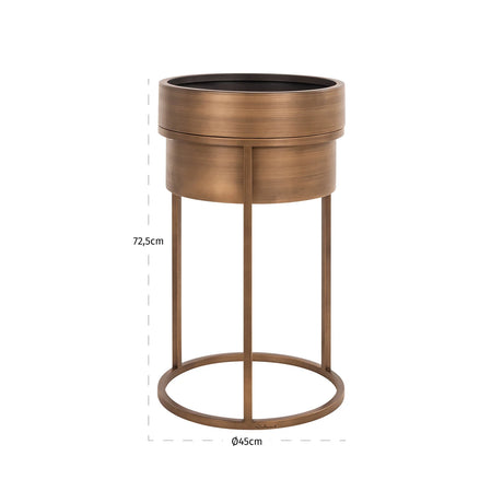 Planter Chadd børstet gull Richmond Interiors Diverse